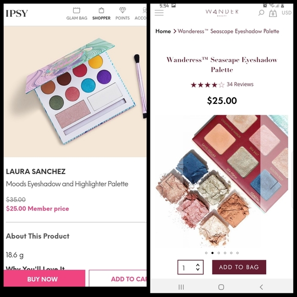 3 Eyeshadow Palettes Wander Laura Sanchez Ipsy - Picture 6 of 6